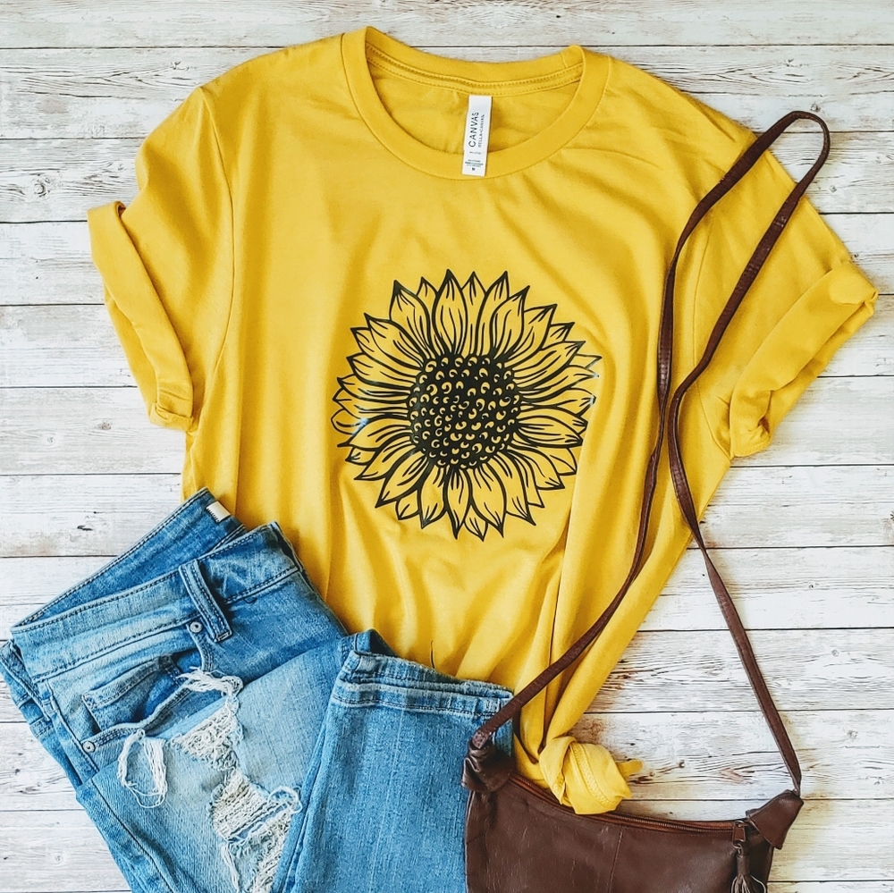 Boho Sunflower shirt